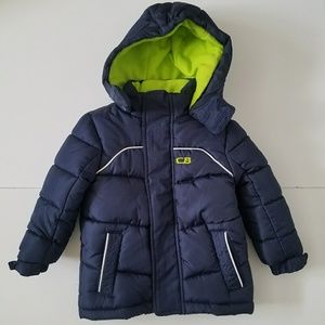 Cozy & Warm, Navy, Puffer 2T Winter Coat
